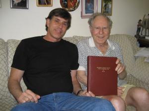 Taken of me and Glasser as I present him with a copy of my dissertation, which was a biographical study on the development of his ideas.