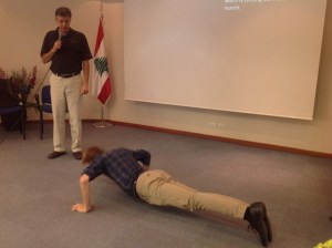 it's about 67 cents per push up.