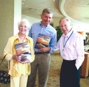Jeff Tirengel with Bill and Carleen at the International Glasser Conference in New York City, 2006.
