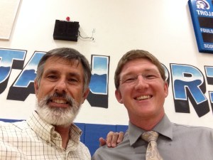 Me and Chris Kinney.