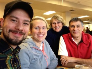 Jordan, Katy, Maggie, and Jim.