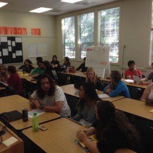 Ethical Dimensions class in action.